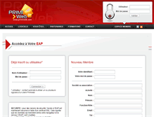Tablet Screenshot of eap.primiweb.com