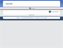Tablet Screenshot of clubepa.49.primiweb.com